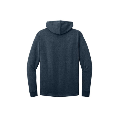 Next Level Apparel Adult Malibu Pullover Hoodie — Heather Midnight Navy (Back)