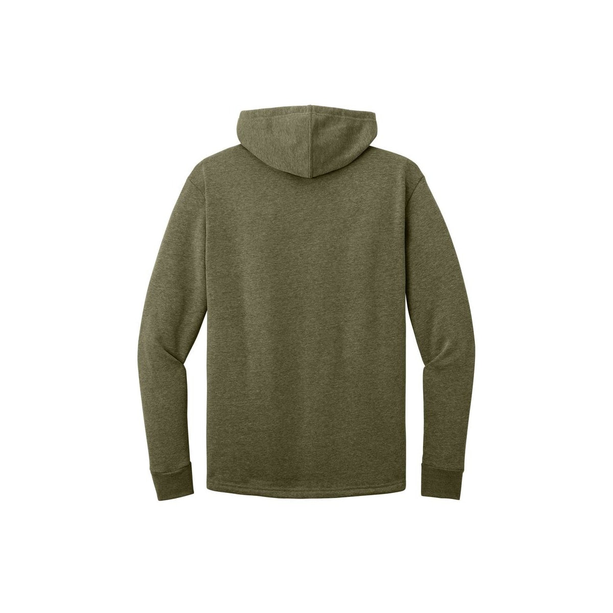 Next Level Apparel Adult Malibu Pullover Hoodie — Heather Military Green (Back)