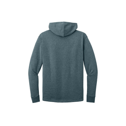 Next Level Apparel Adult Malibu Pullover Hoodie — Heather Slate Blue (Back)