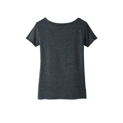 Next Level Apparel Women's Festival Scoop Neck Tee — Antique Denim (Back)