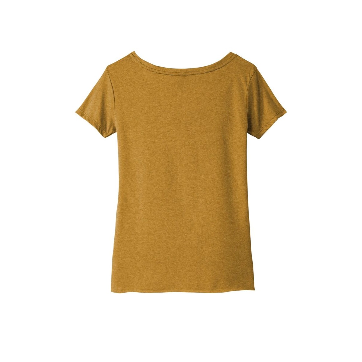 Next Level Apparel Women's Festival Scoop Neck Tee — Antique Gold (Back)