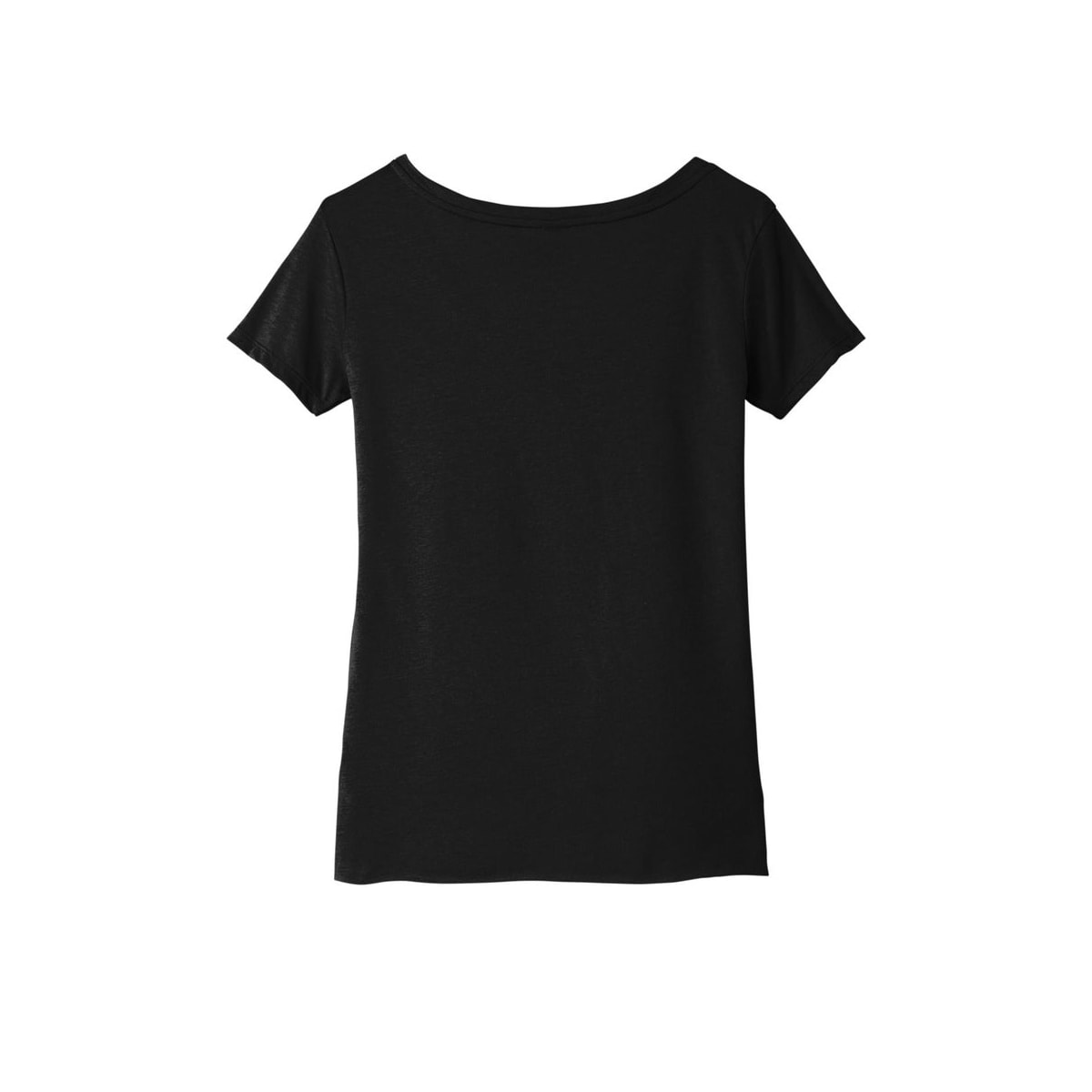 Next Level Apparel Women's Festival Scoop Neck Tee — Black (Back)