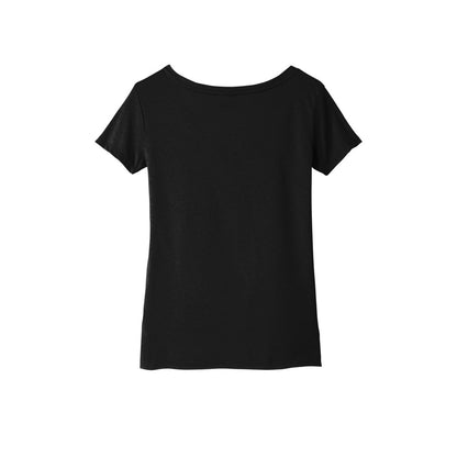 Next Level Apparel Women's Festival Scoop Neck Tee — Black (Back)