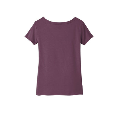 Next Level Apparel Women's Festival Scoop Neck Tee — Shiraz (Back)