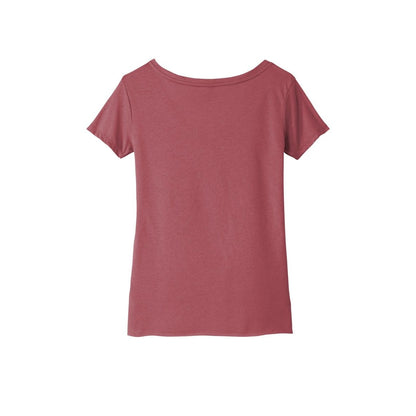 Next Level Apparel Women's Festival Scoop Neck Tee — Smoked Paprika (Back)