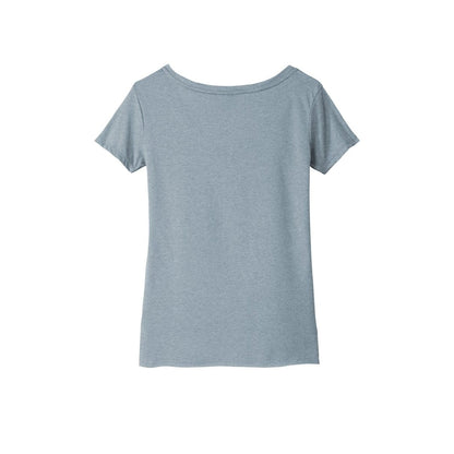 Next Level Apparel Women's Festival Scoop Neck Tee — Stonewash Denim (Back)