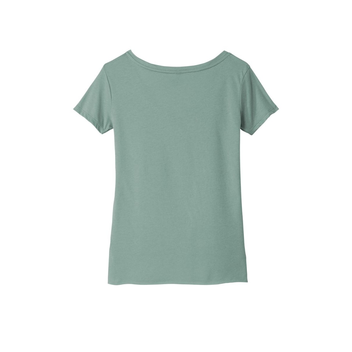 Next Level Apparel Women's Festival Scoop Neck Tee — Stonewash Green (Back)