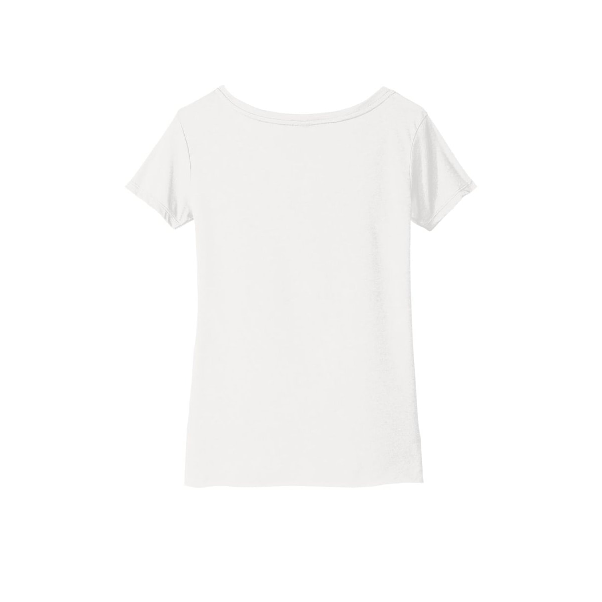 Next Level Apparel Women's Festival Scoop Neck Tee — White (Back)