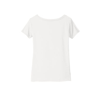 Next Level Apparel Women's Festival Scoop Neck Tee — White (Back)