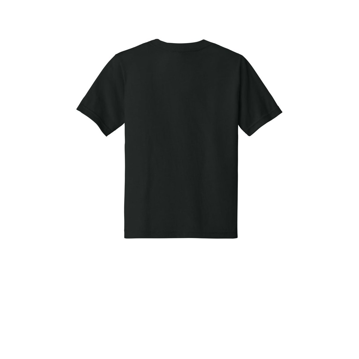 Next Level Apparel Youth CVC Tee — Black (Back)