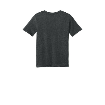 Next Level Apparel Youth CVC Tee — Charcoal (Back)