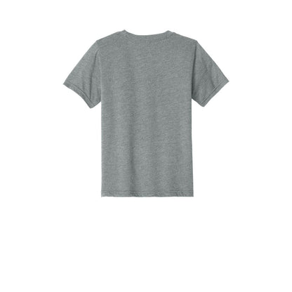 Next Level Apparel Youth CVC Tee — Dark Heather Gray (Back)
