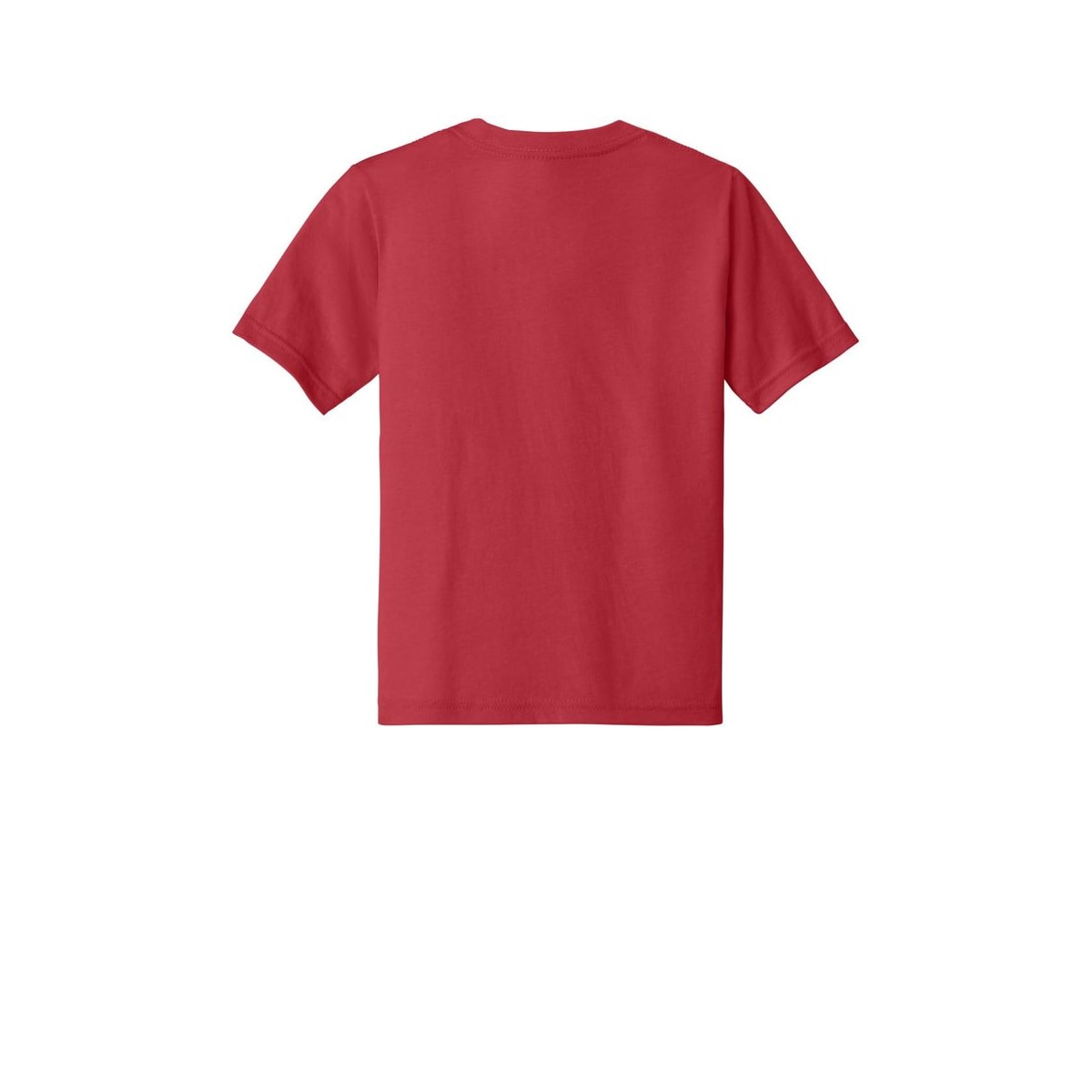 Next Level Apparel Youth CVC Tee — Red (Back)