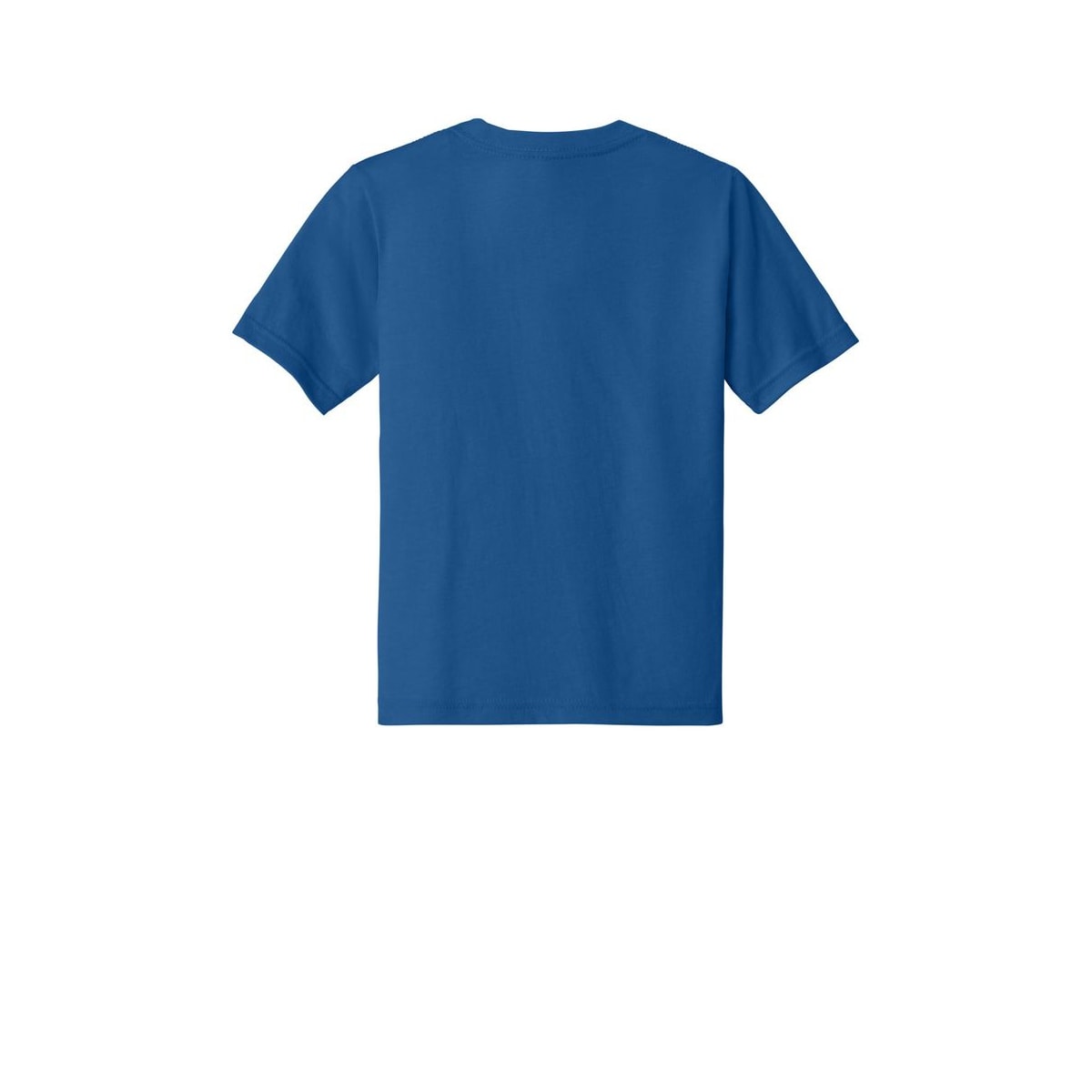 Next Level Apparel Youth CVC Tee — Royal (Back)