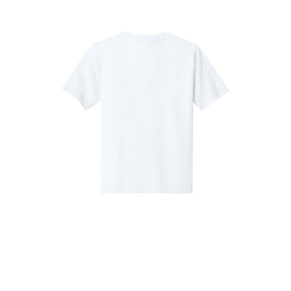 Next Level Apparel Youth CVC Tee — White (Back)