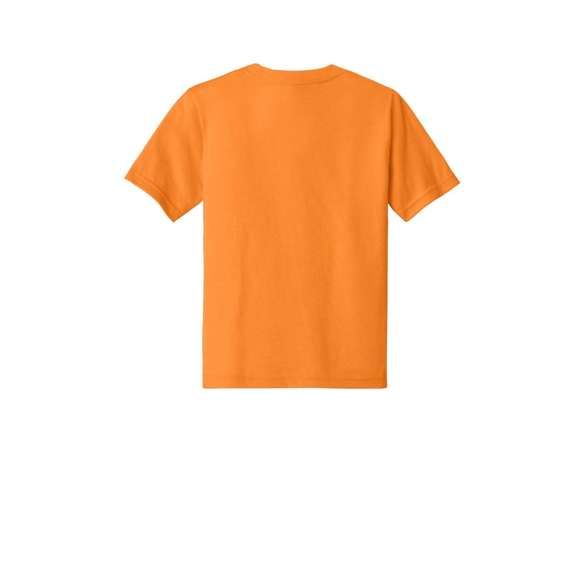 Next Level Apparel Youth CVC Tee — Orange (Back)