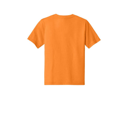 Next Level Apparel Youth CVC Tee — Orange (Back)