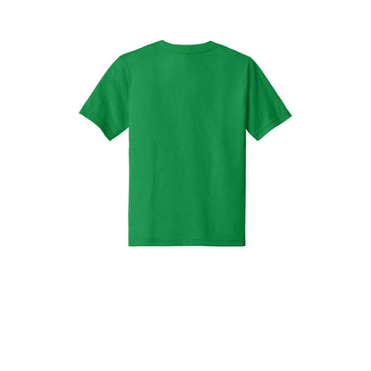Next Level Apparel Youth CVC Tee — Kelly Green (Back)