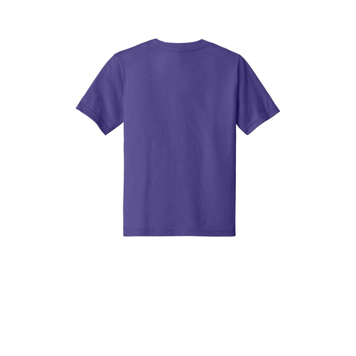 Next Level Apparel Youth CVC Tee — Purple Rush (Back)