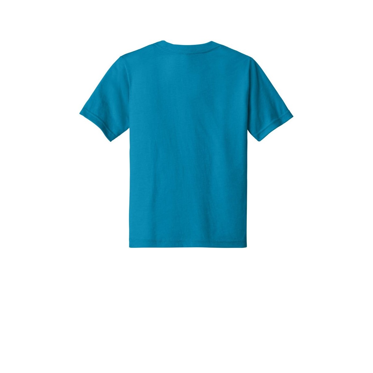 Next Level Apparel Youth CVC Tee — Turquoise (Back)