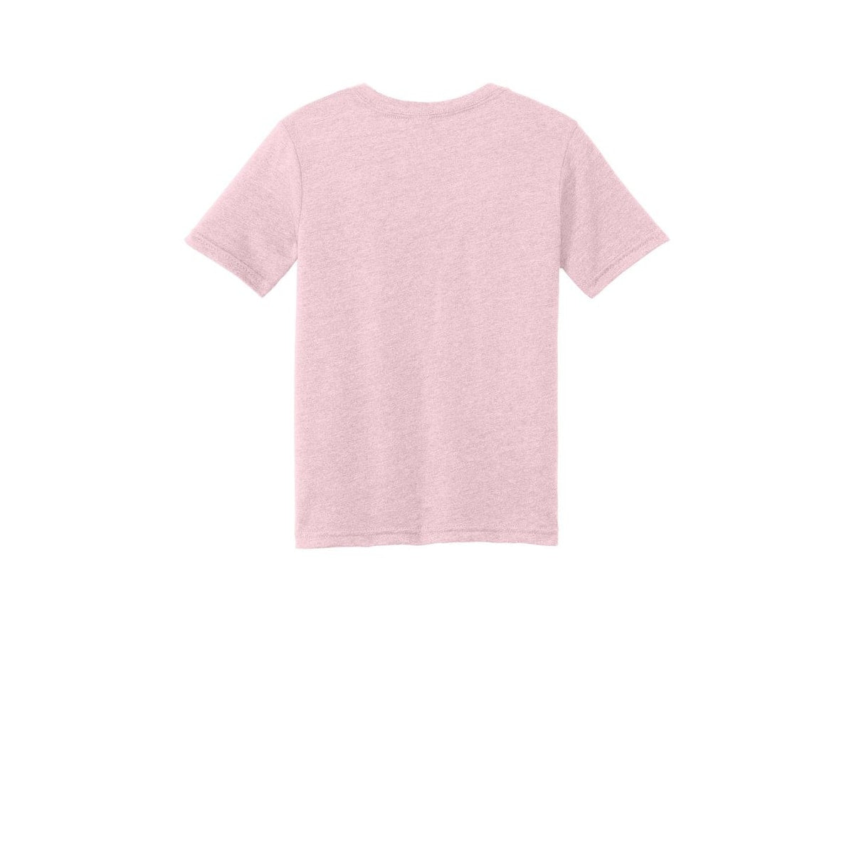 Next Level Apparel Youth CVC Tee — Heather Light Pink (Back)