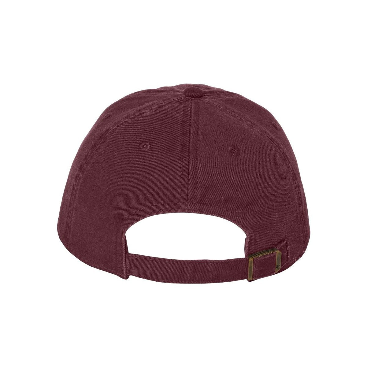 Clean Up Cap — Dark Maroon (Back)