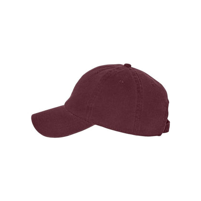 Clean Up Cap — Dark Maroon (Left)