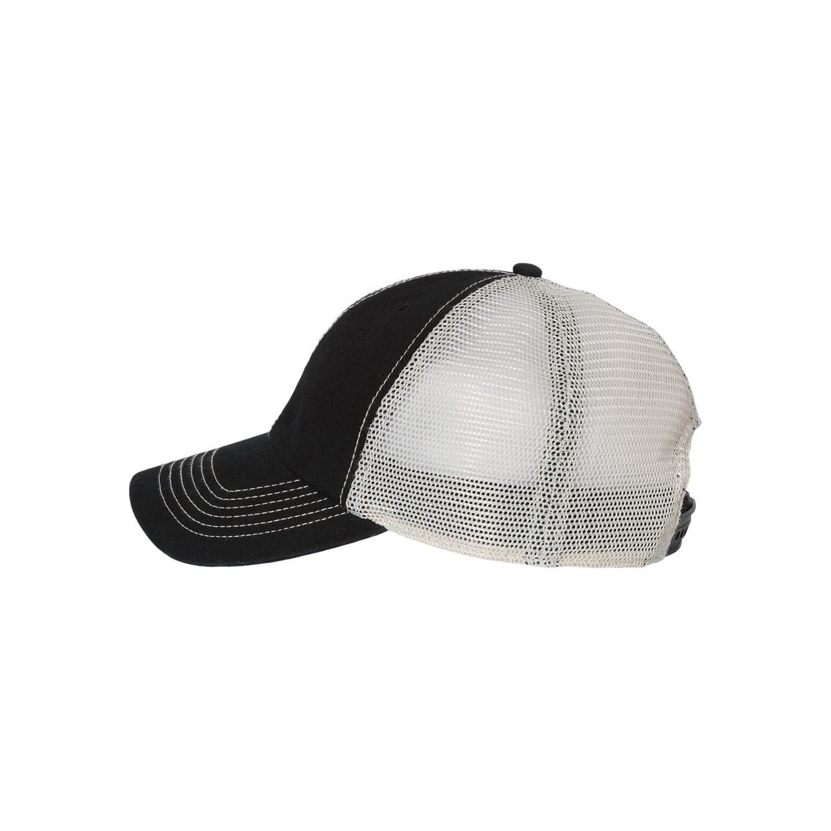 Trawler Cap — Black/ Stone (Left)