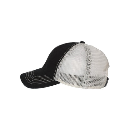 Trawler Cap — Black/ Stone (Left)