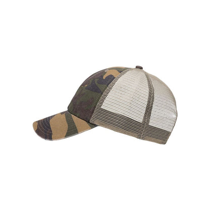 Trawler Cap — Camo Green (Left)