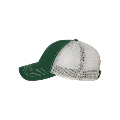 Trawler Cap — Dark Green/ Stone (Left)