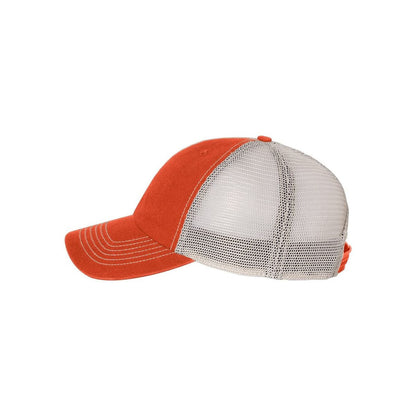 Trawler Cap — Orange/ Stone (Left)