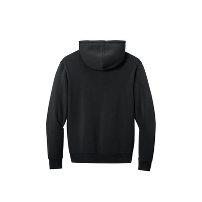 District MelloFleece Full-Zip Hoodie — Black (Back)