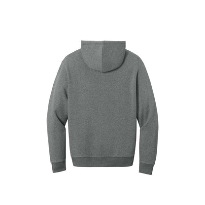 District MelloFleece Full-Zip Hoodie — Grey Frost (Back)