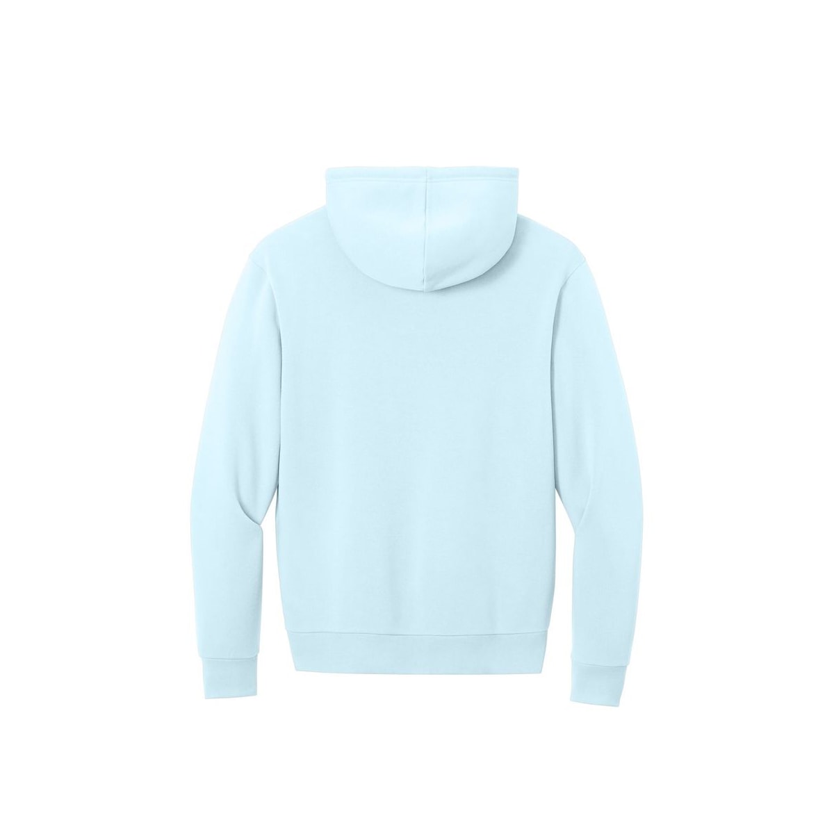District MelloFleece Full-Zip Hoodie — Winter Blue (Back)