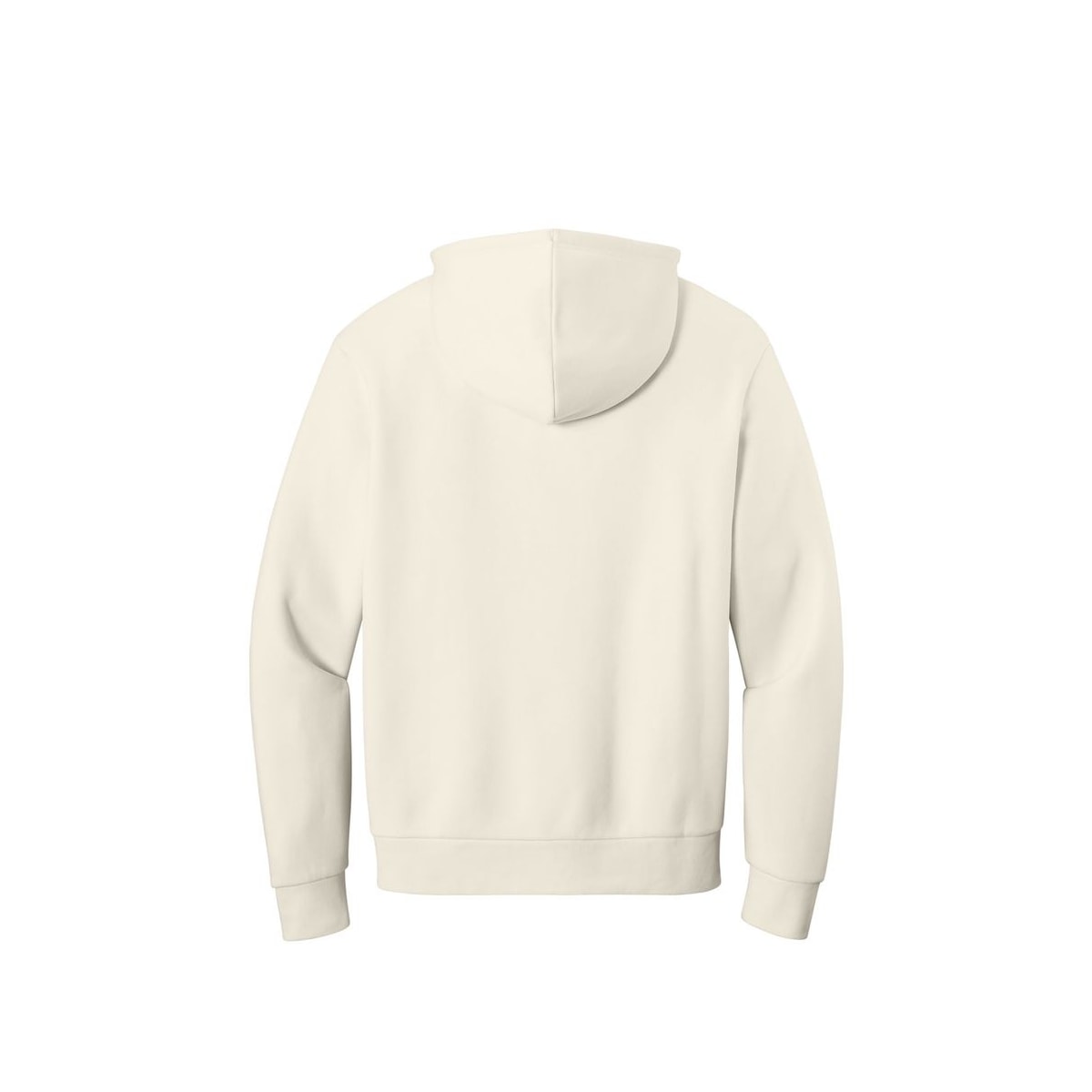 District MelloFleece Hoodie — Ivory (Back)