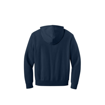 District MelloFleece Hoodie — River Blue Navy (Back)