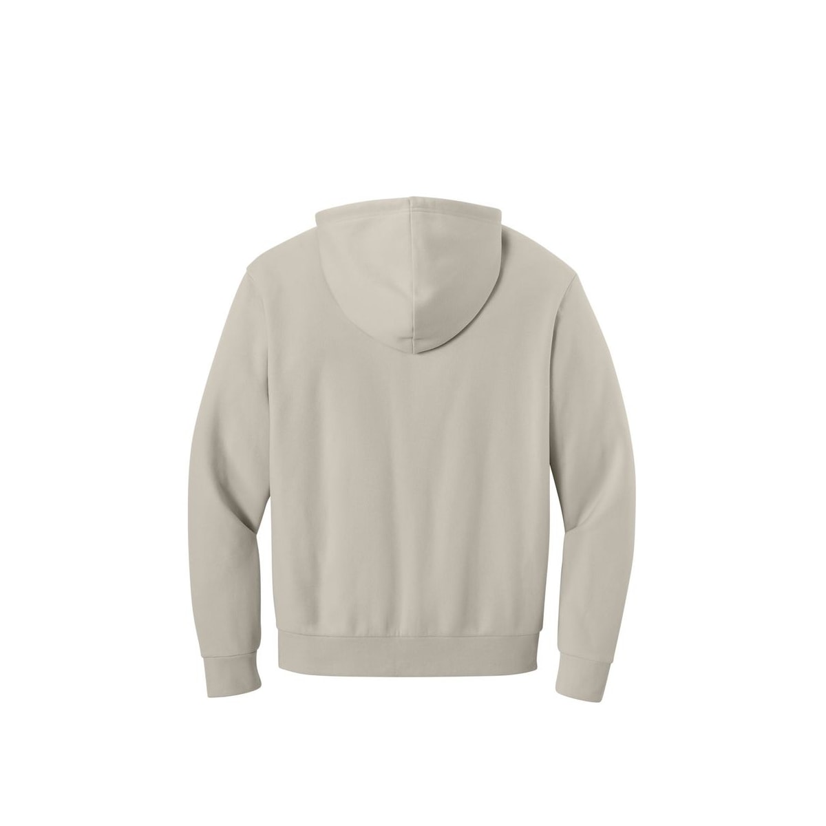 District MelloFleece Hoodie — Smoky Beige (Back)