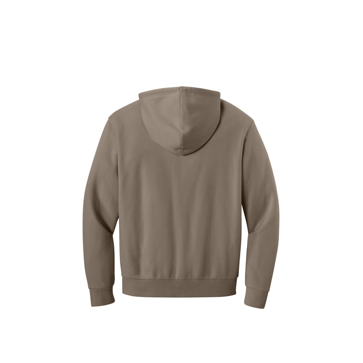 District MelloFleece Hoodie — Warm Taupe (Back)