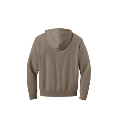 District MelloFleece Hoodie — Warm Taupe (Back)
