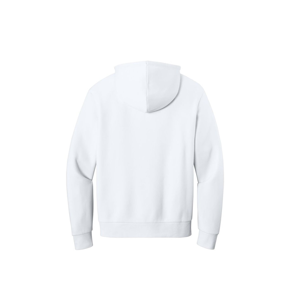 District MelloFleece Hoodie — White (Back)