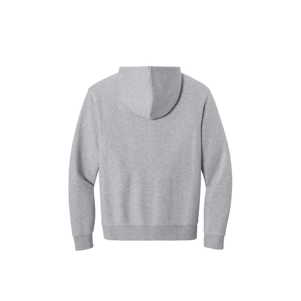 District MelloFleece Hoodie — Light Heather Grey (Back)