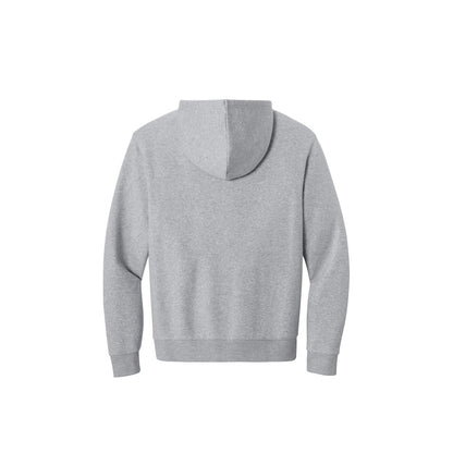District MelloFleece Hoodie — Light Heather Grey (Back)
