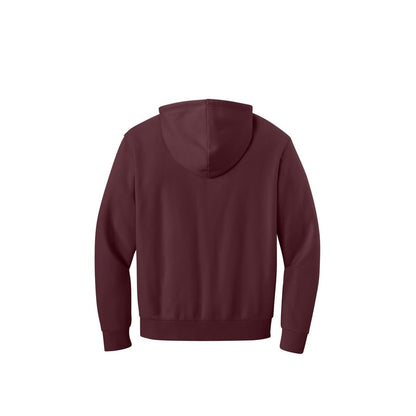 District MelloFleece Hoodie — Maroon (Back)