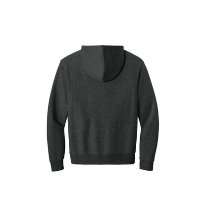 District MelloFleece Hoodie — Heathered Charcoal (Back)