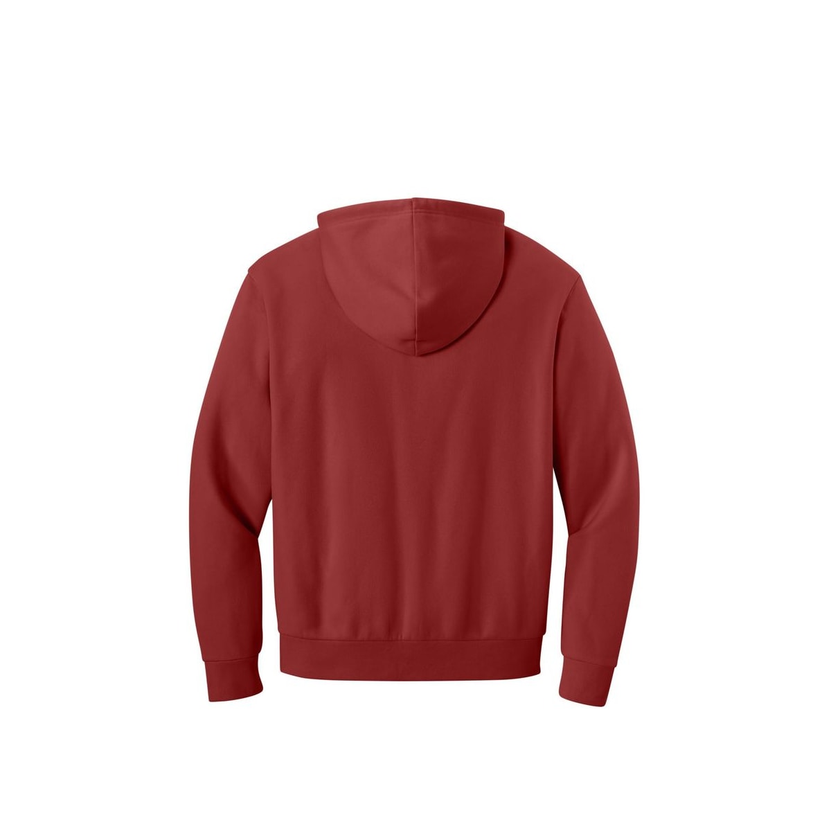 District MelloFleece Hoodie — Cherrywood (Back)
