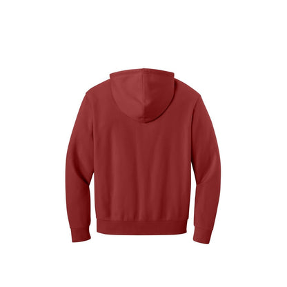 District MelloFleece Hoodie — Cherrywood (Back)