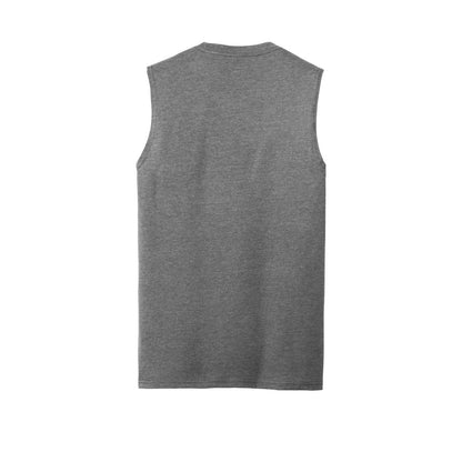 District V.I.T     Muscle Tank — Grey Frost (Back)