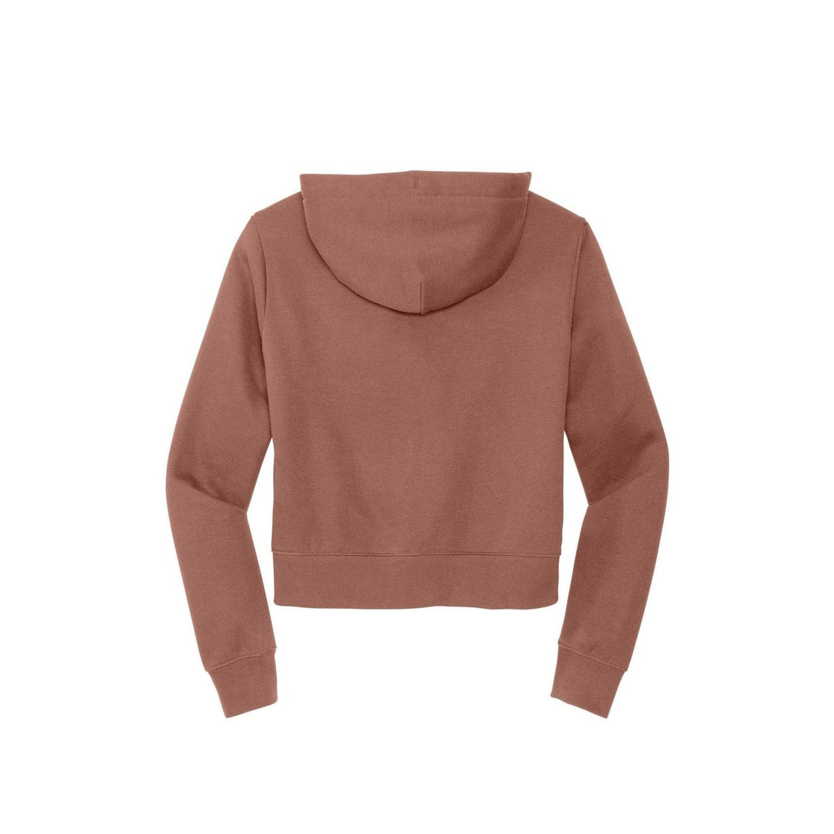 District Women's V.I.T. Fleece Full-Zip Hoodie — Desert Rose (Back)