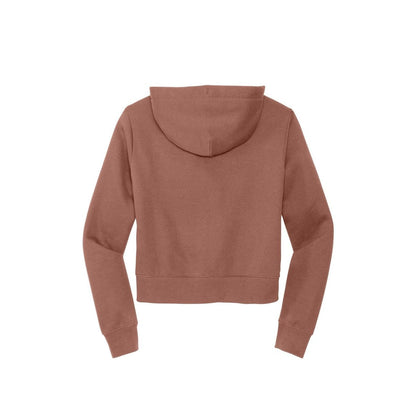 District Women's V.I.T. Fleece Full-Zip Hoodie — Desert Rose (Back)